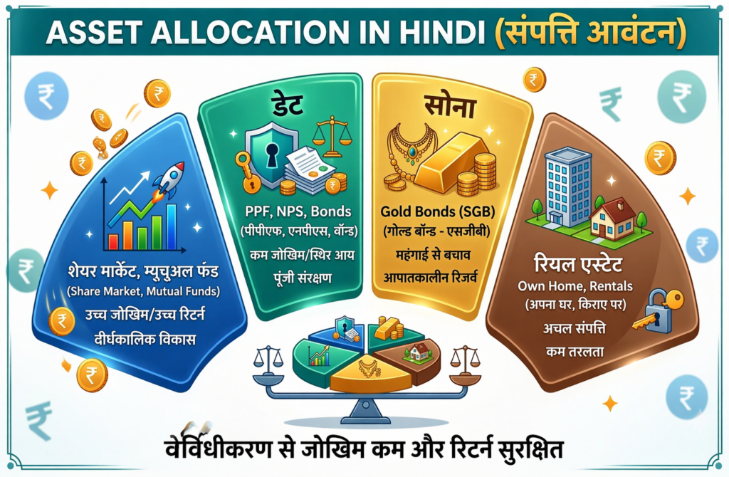 Let's Talk Money Book ke asset allocation