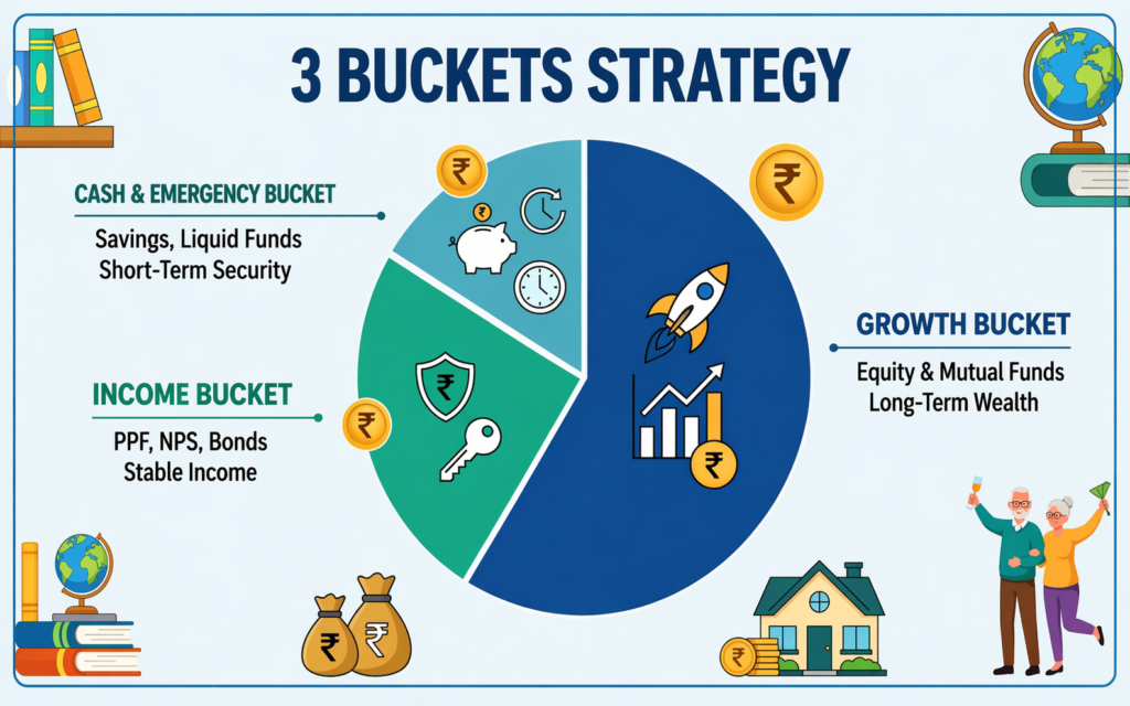 3 Buckets Strategy of Investment